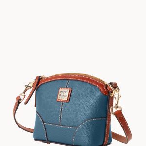 Pebble Grain Mini Domed Crossbody