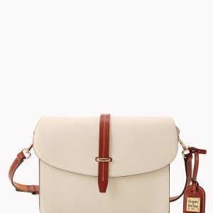 Pebble Grain Flap Crossbody