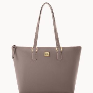Saffiano Wren Zip Tote
