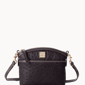 Ostrich Domed Crossbody