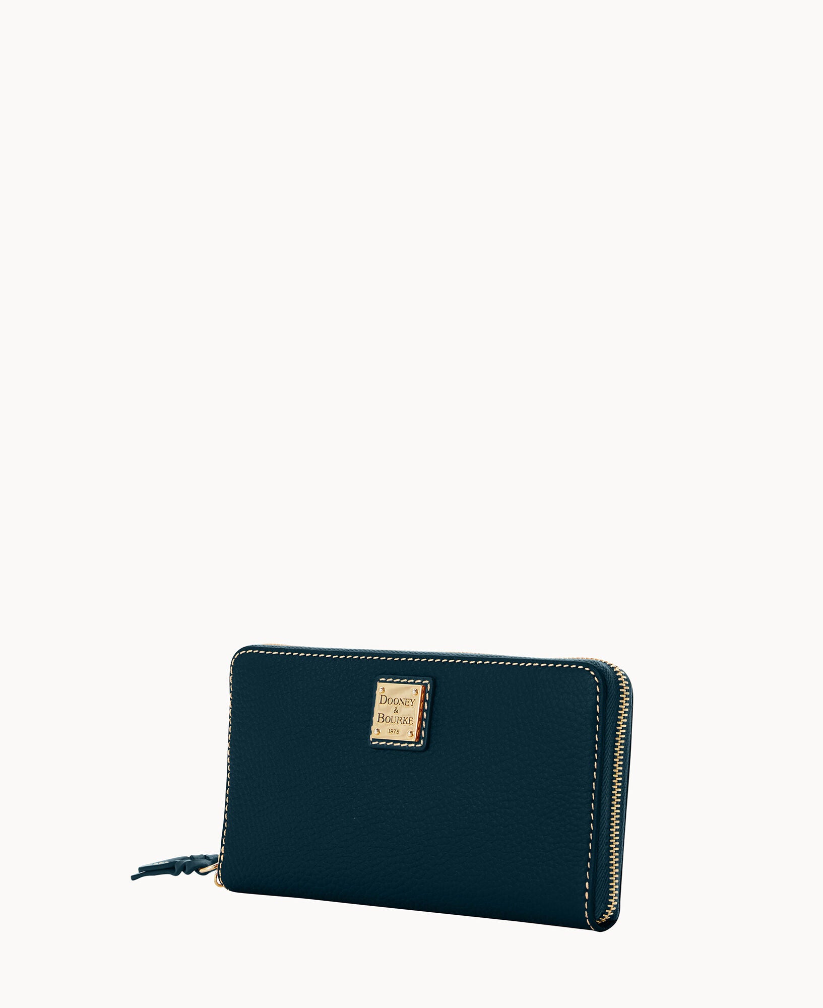 Pebble Grain Large Zip Around Wristlet Crossbody - Image 2