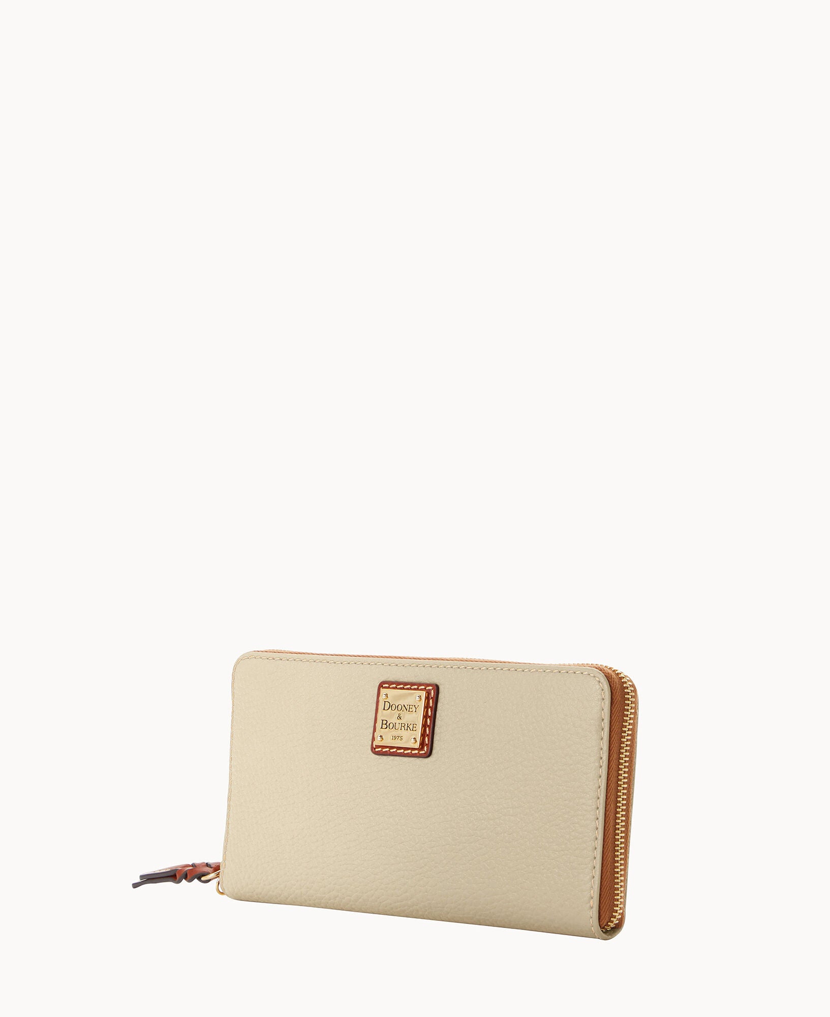 Pebble Grain Large Zip Around Wristlet Crossbody - Image 16