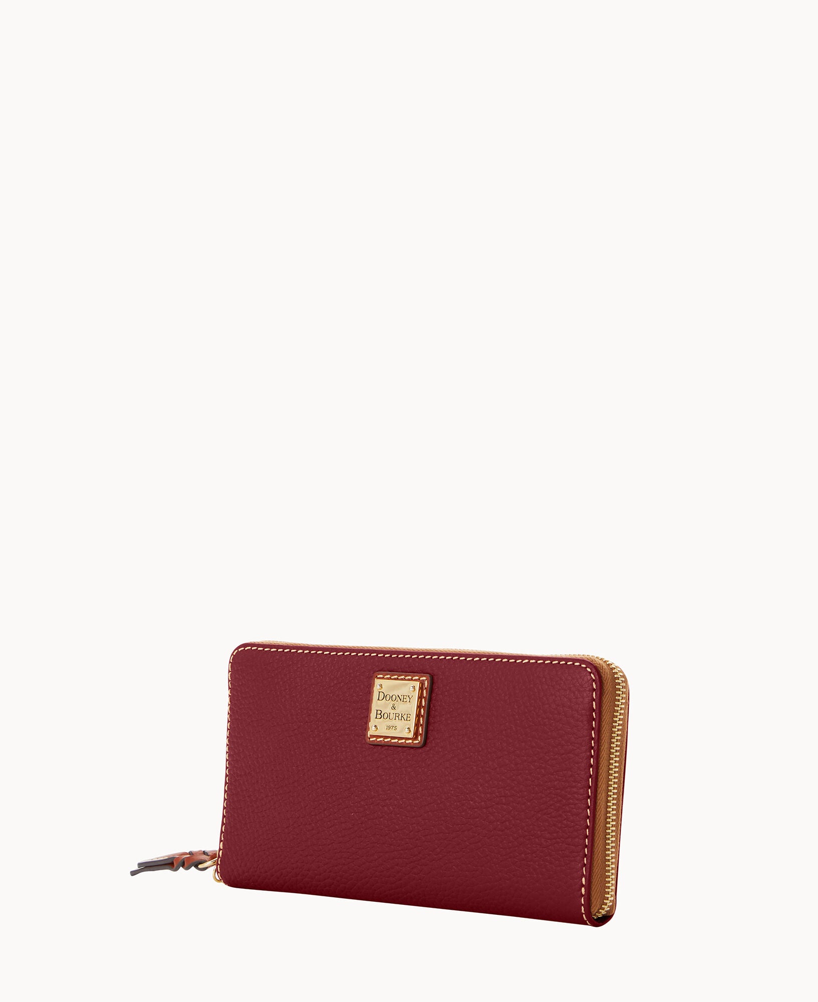 Pebble Grain Large Zip Around Wristlet Crossbody - Image 21