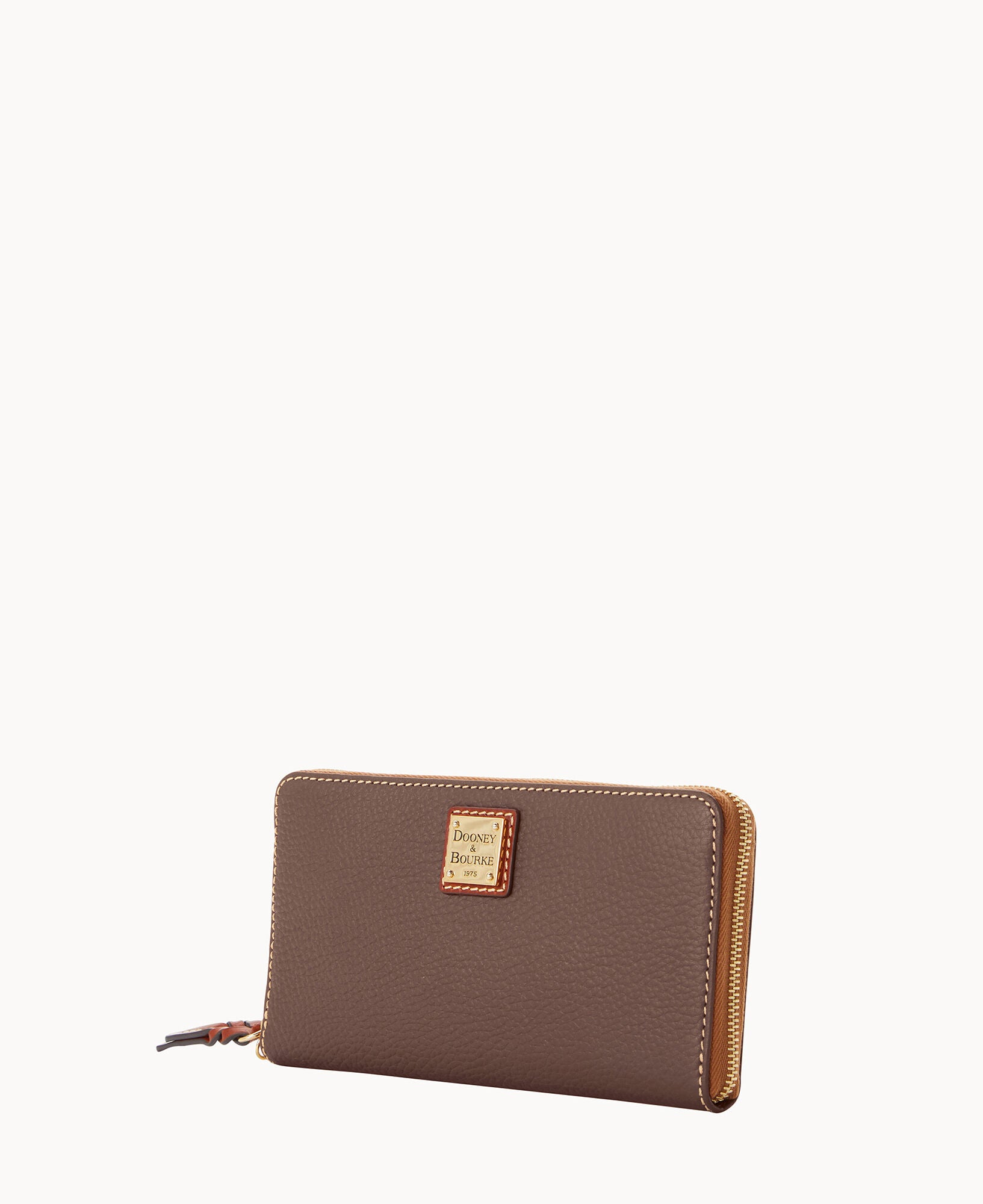 Pebble Grain Large Zip Around Wristlet Crossbody - Image 30
