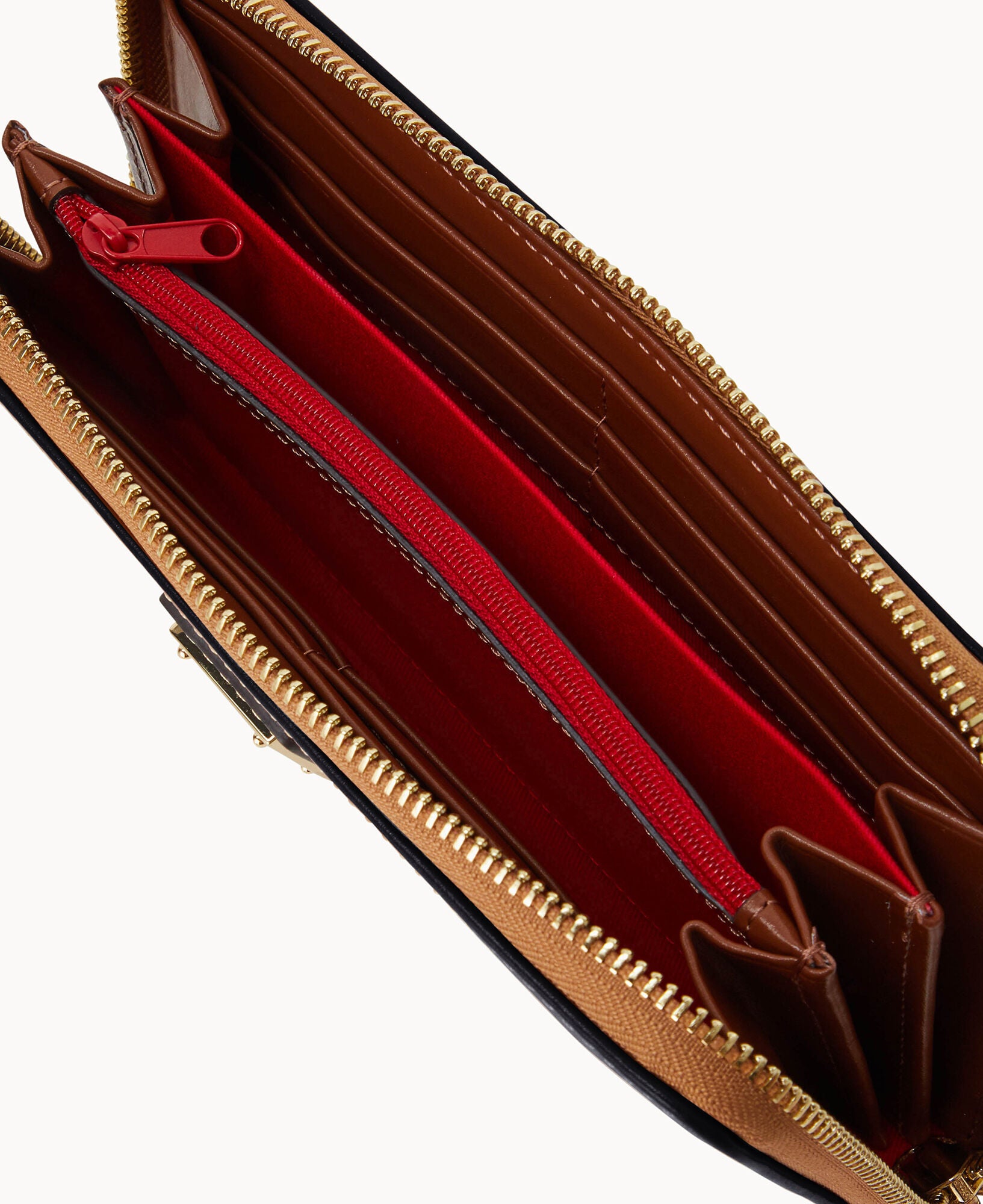 Wexford Leather Large Zip Around Wristlet Crossbody - Image 3