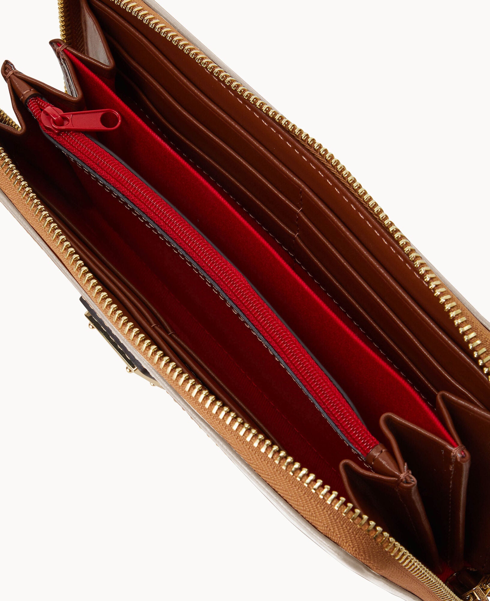 Wexford Leather Large Zip Around Wristlet Crossbody - Image 13