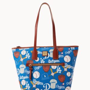 MLB Dodgers Zip Tote