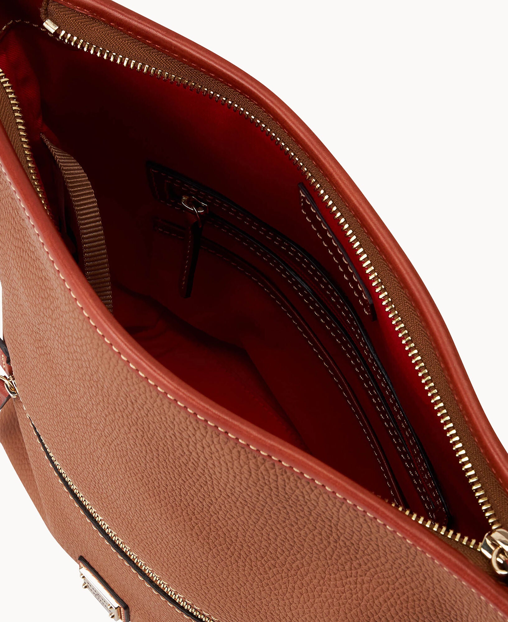 Pebble Grain Small Hobo Crossbody - Image 15