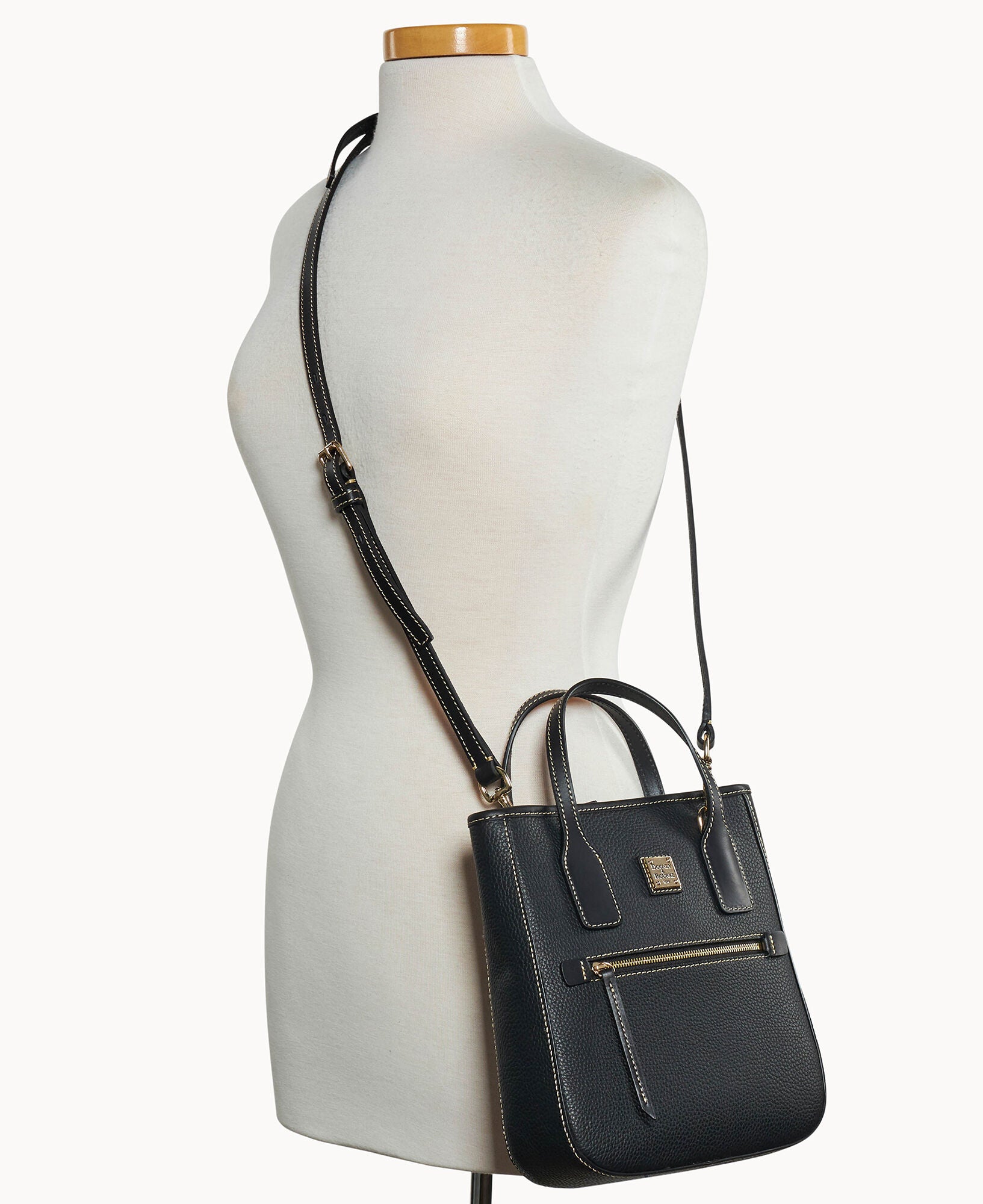 Pebble Grain Small Handle Tote - Image 12