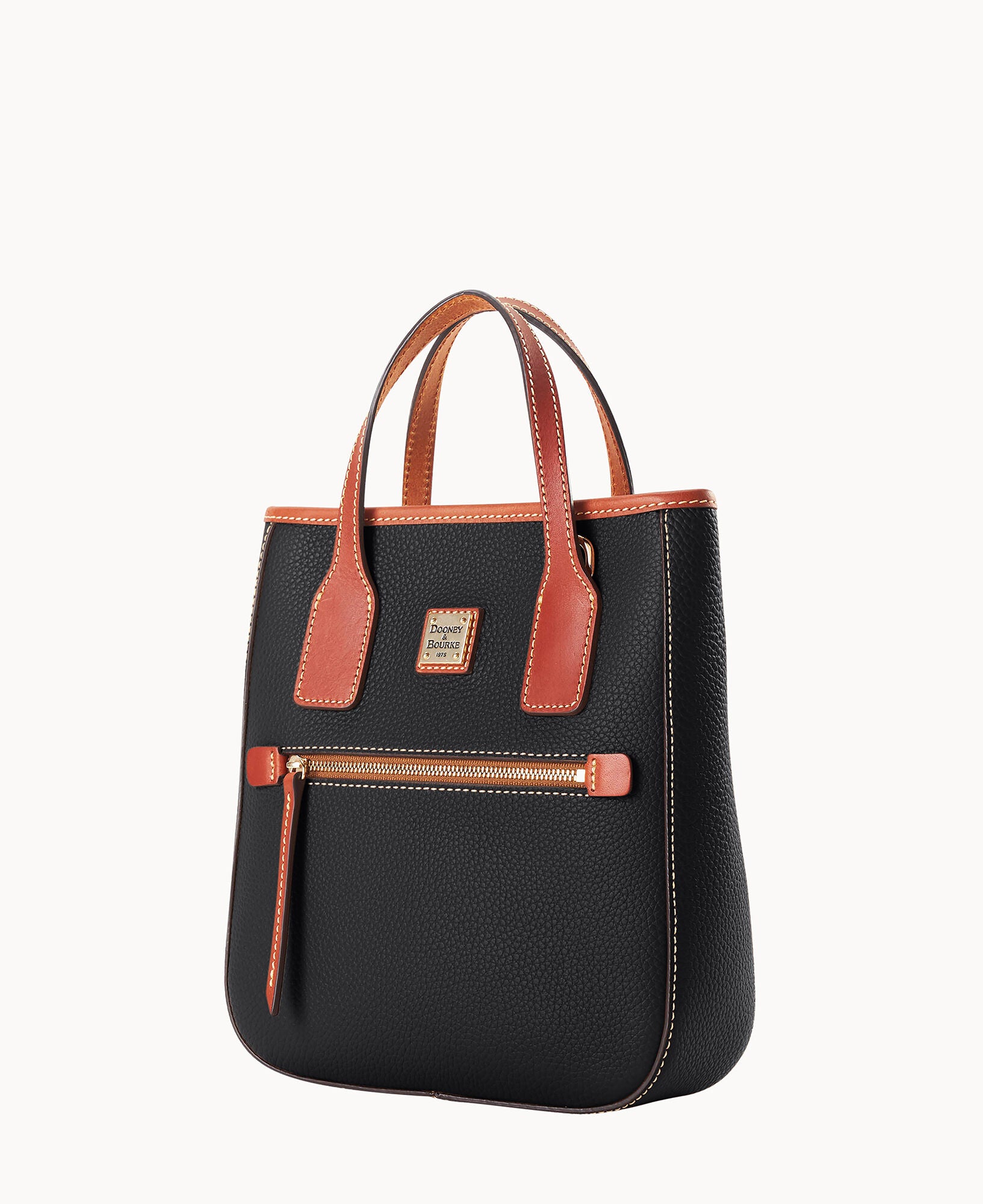 Pebble Grain Small Handle Tote - Image 14