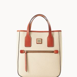 Pebble Grain Small Handle Tote