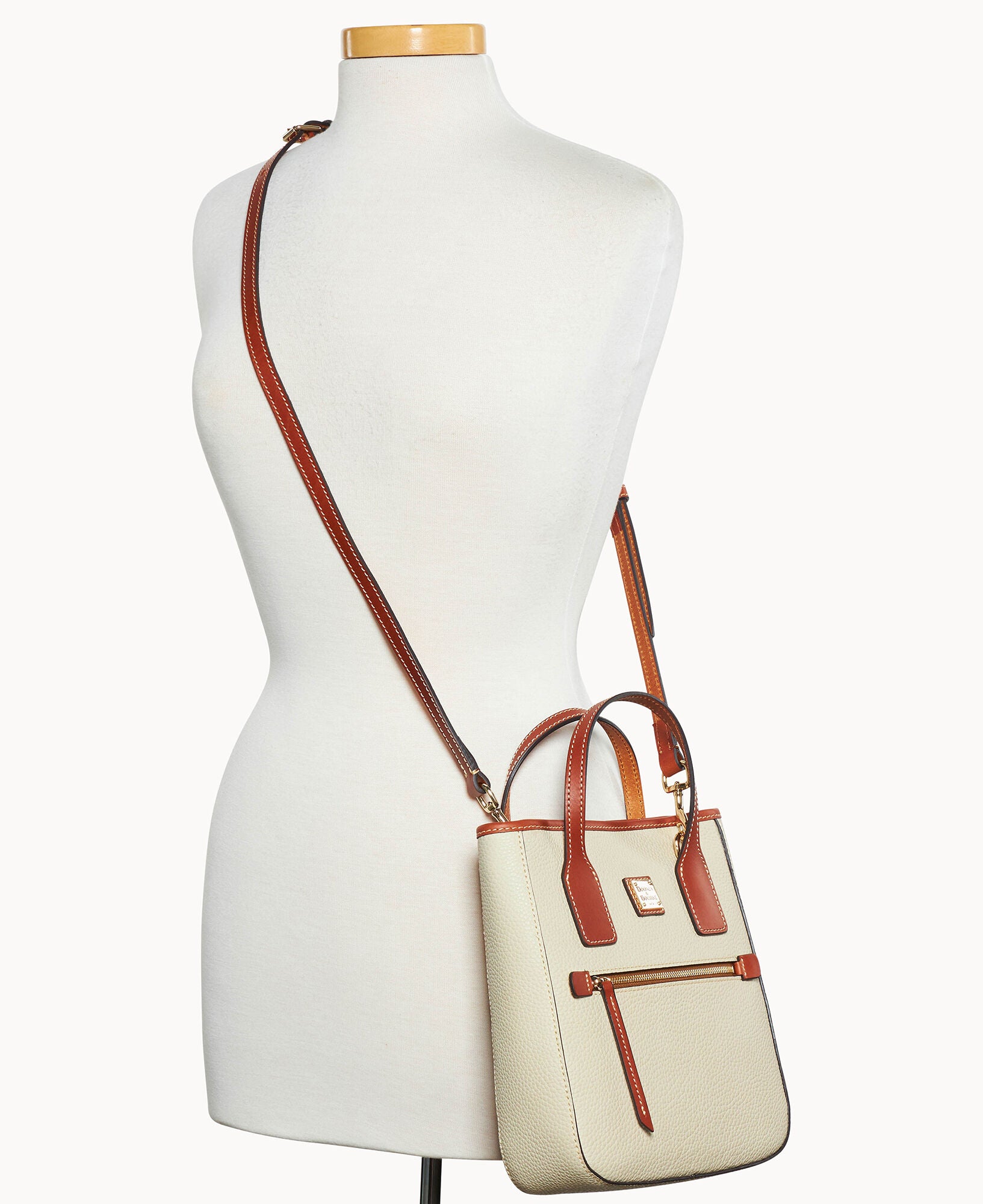 Pebble Grain Small Handle Tote - Image 4