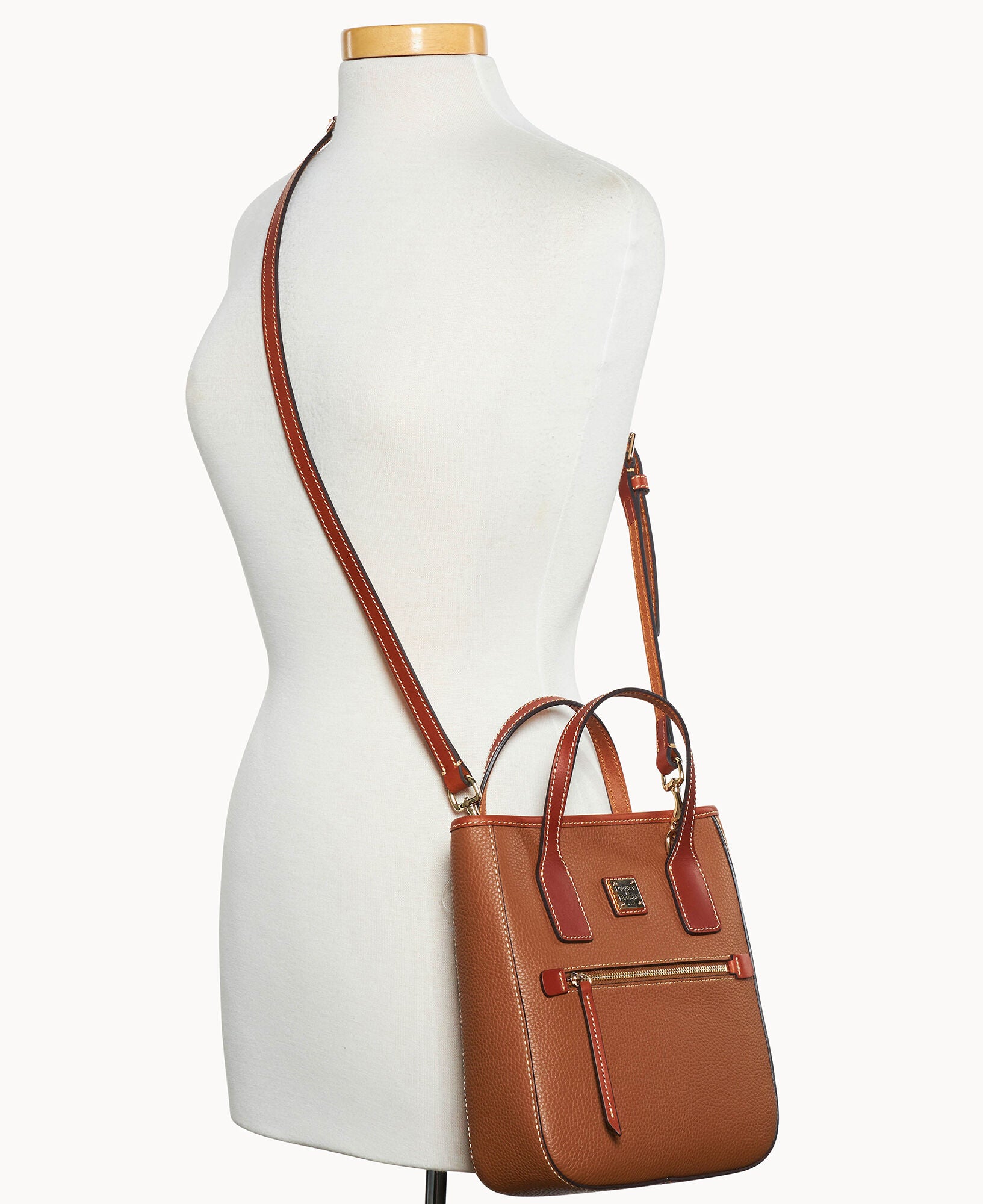 Pebble Grain Small Handle Tote - Image 8