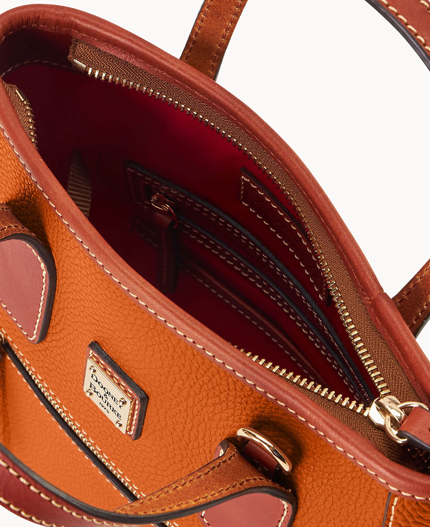 Pebble Grain Small Handle Tote - Image 19