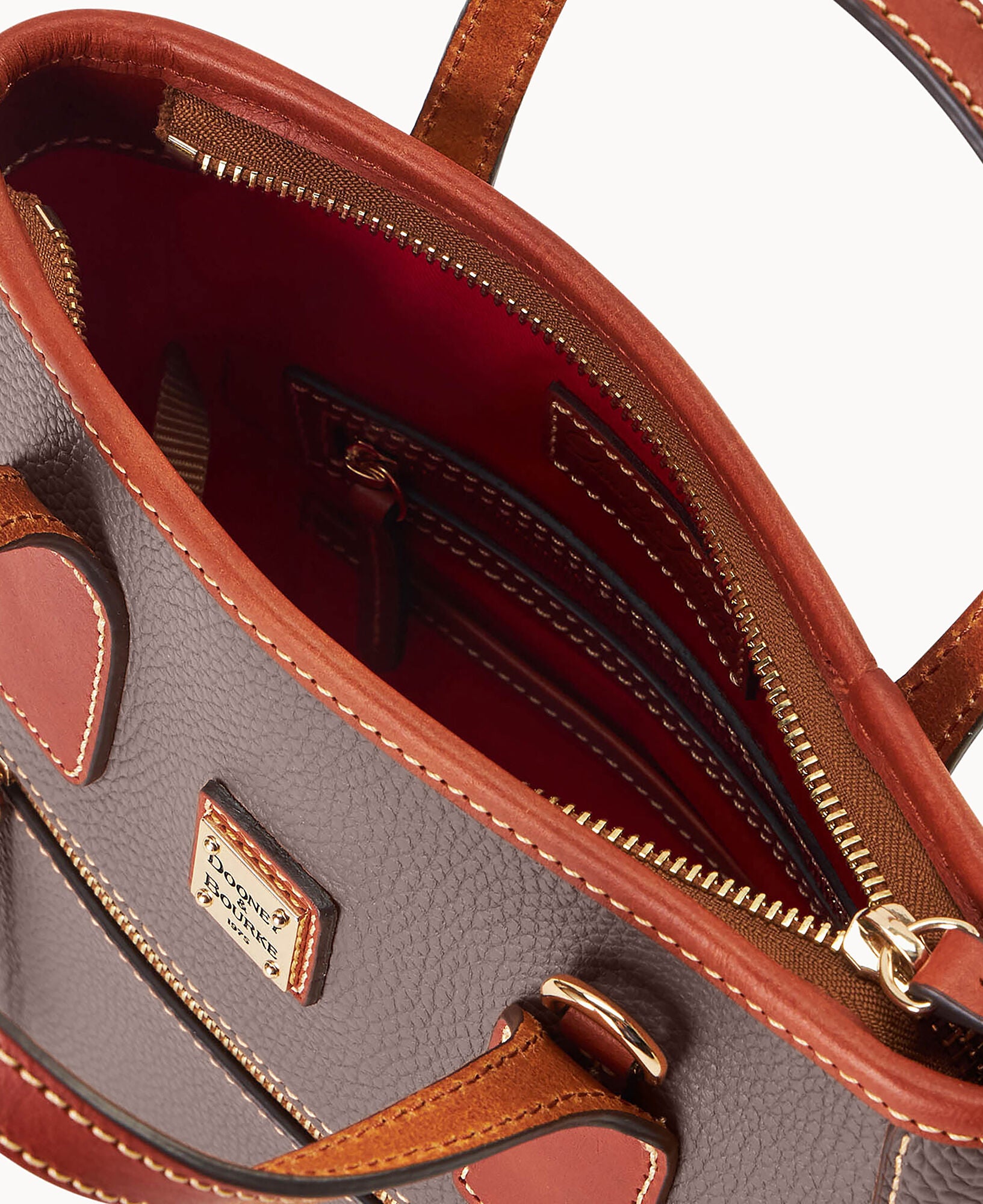 Pebble Grain Small Handle Tote - Image 23