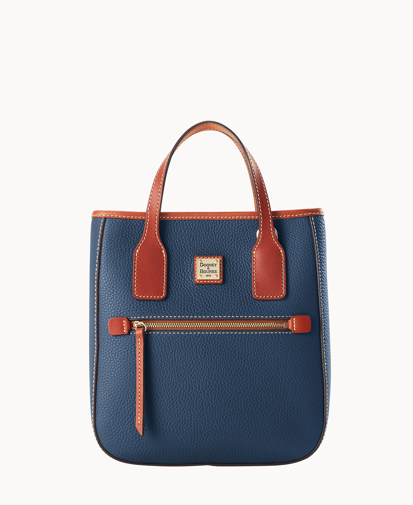 Pebble Grain Small Handle Tote - Image 25