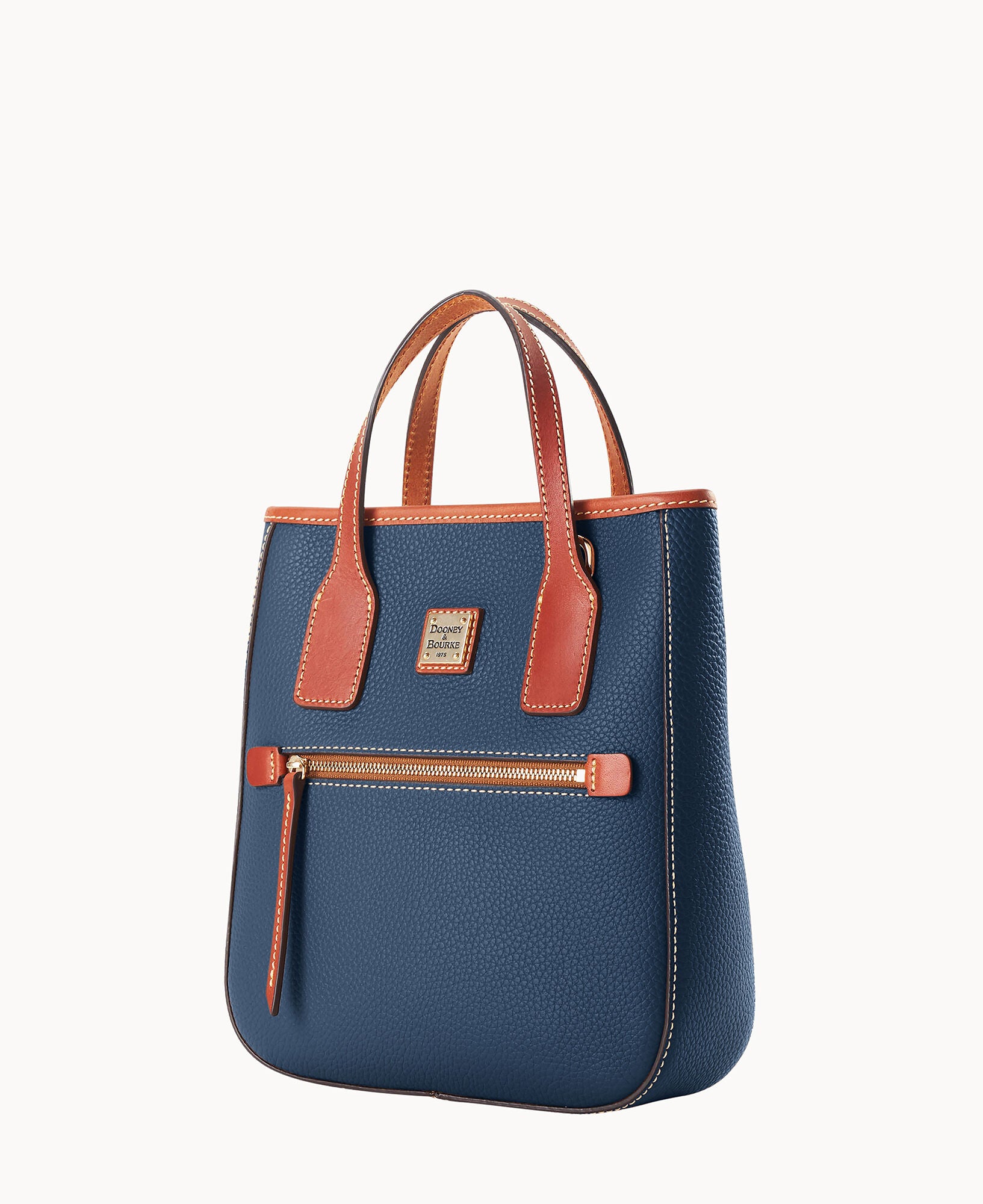 Pebble Grain Small Handle Tote - Image 26