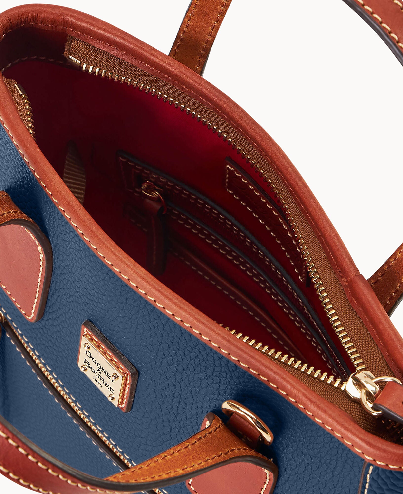 Pebble Grain Small Handle Tote - Image 27