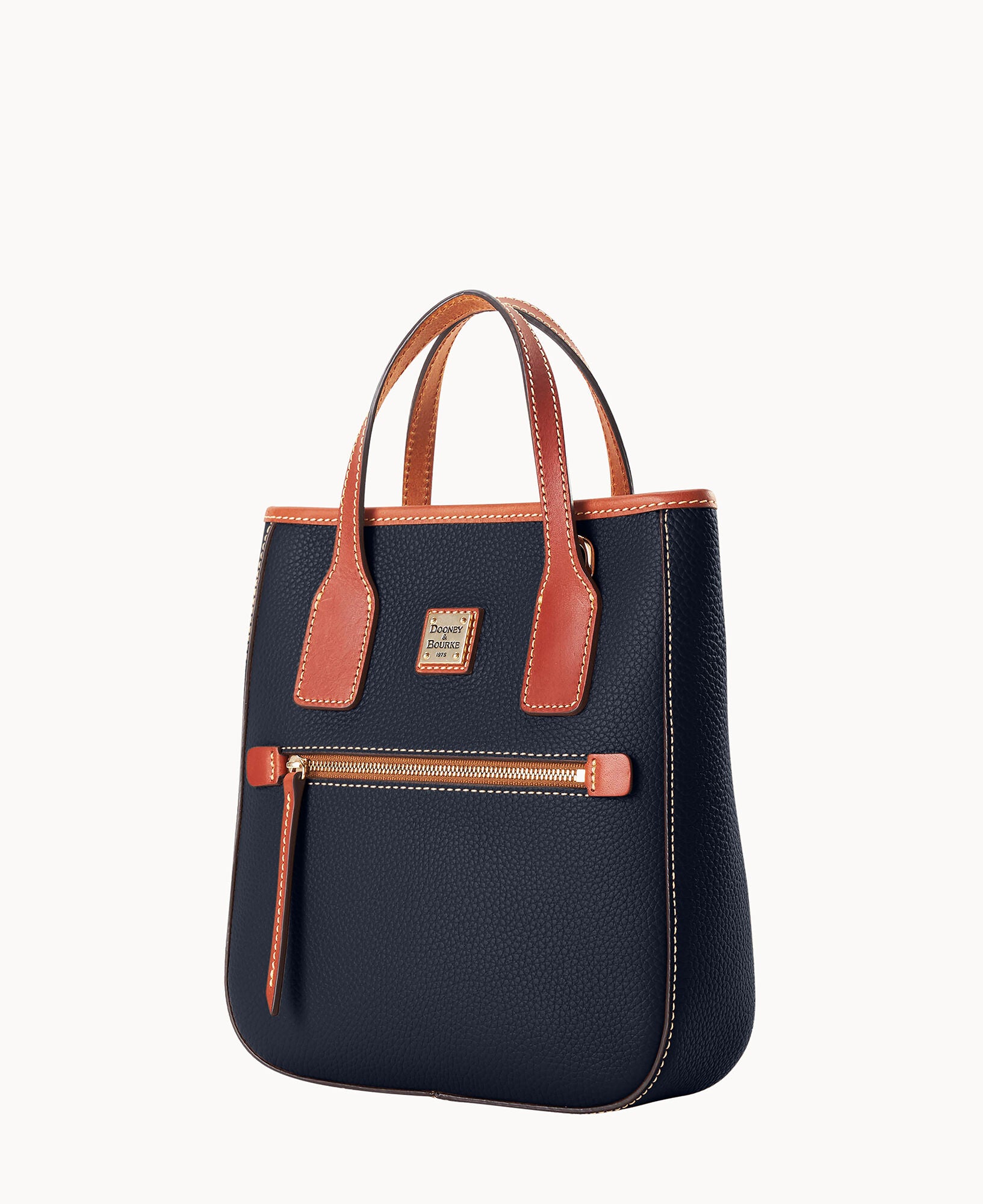 Pebble Grain Small Handle Tote - Image 30
