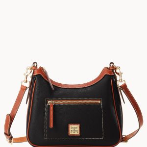 Pebble Grain Crossbody Hobo
