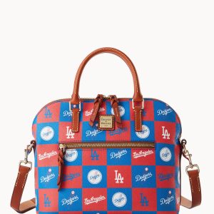 MLB Dodgers Domed Zip Satchel