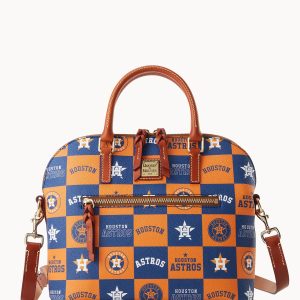 MLB Astros Domed Zip Satchel