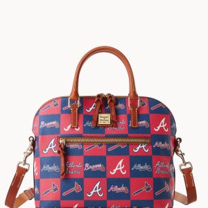 MLB Braves Domed Zip Satchel