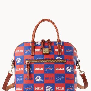 NFL Bills Domed Zip Satchel
