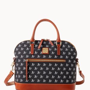 MLB Athletics Domed Zip Satchel