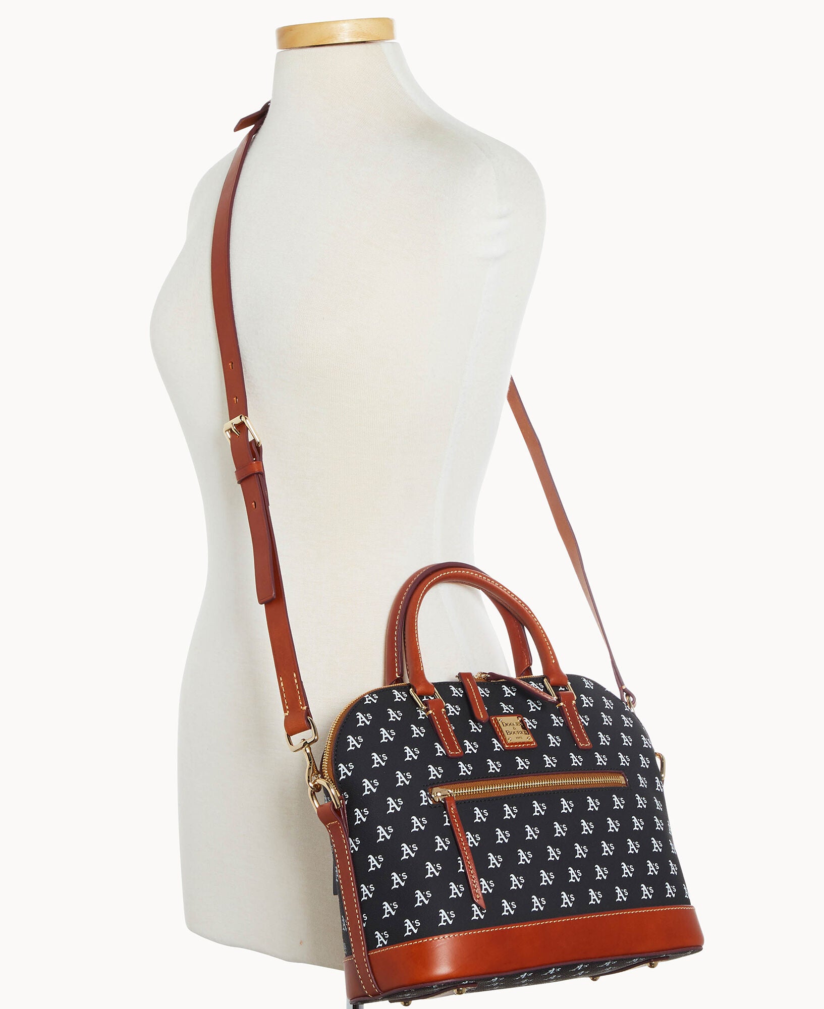 MLB Athletics Domed Zip Satchel - Image 4
