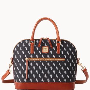 MLB White Sox Domed Zip Satchel
