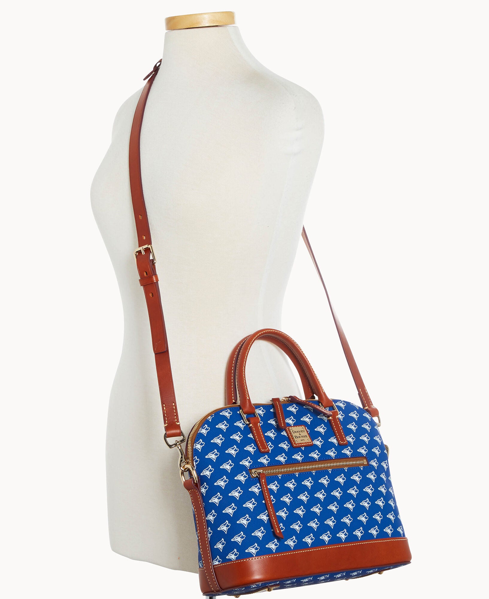 MLB Blue Jays Domed Zip Satchel - Image 4
