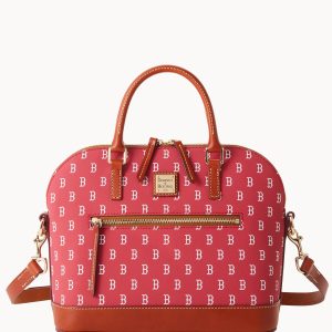 MLB Red Sox Domed Zip Satchel
