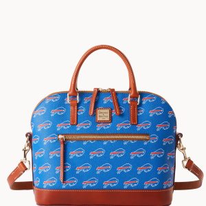 NFL Bills Domed Zip Satchel