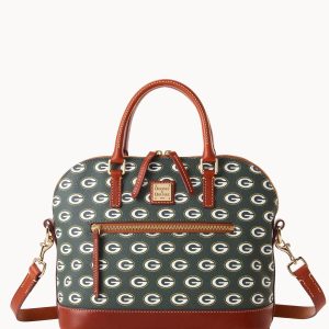 NFL Packers Domed Zip Satchel