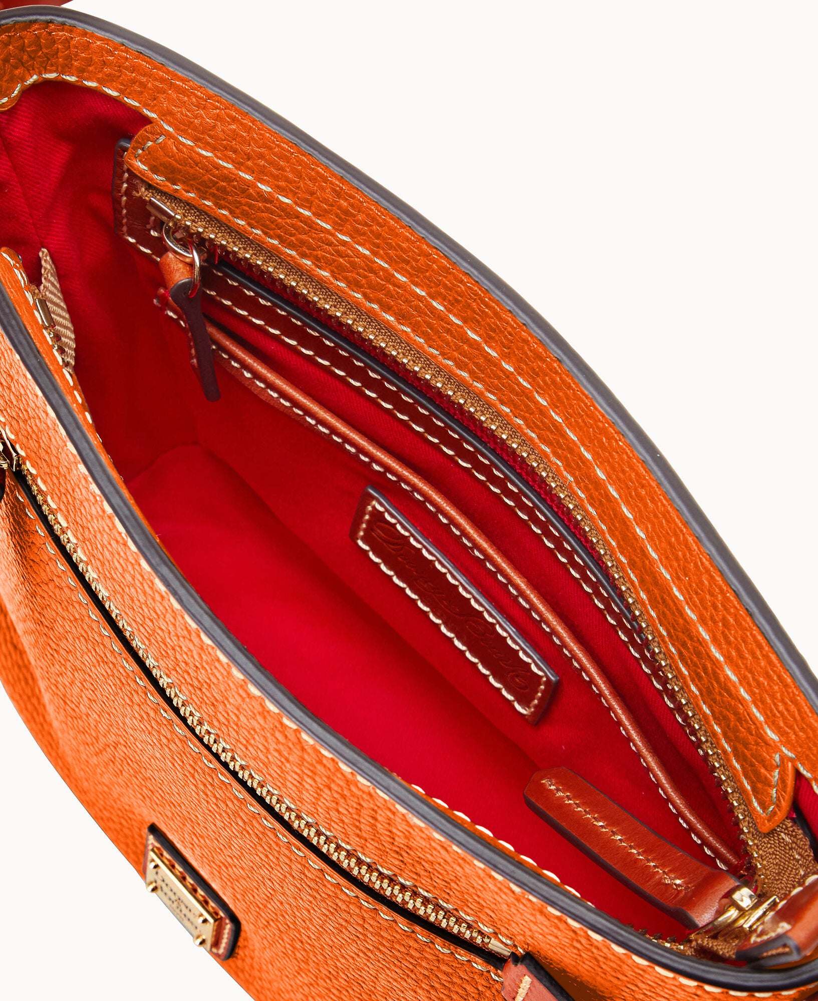 Pebble Grain Small Zip Crossbody - Image 3