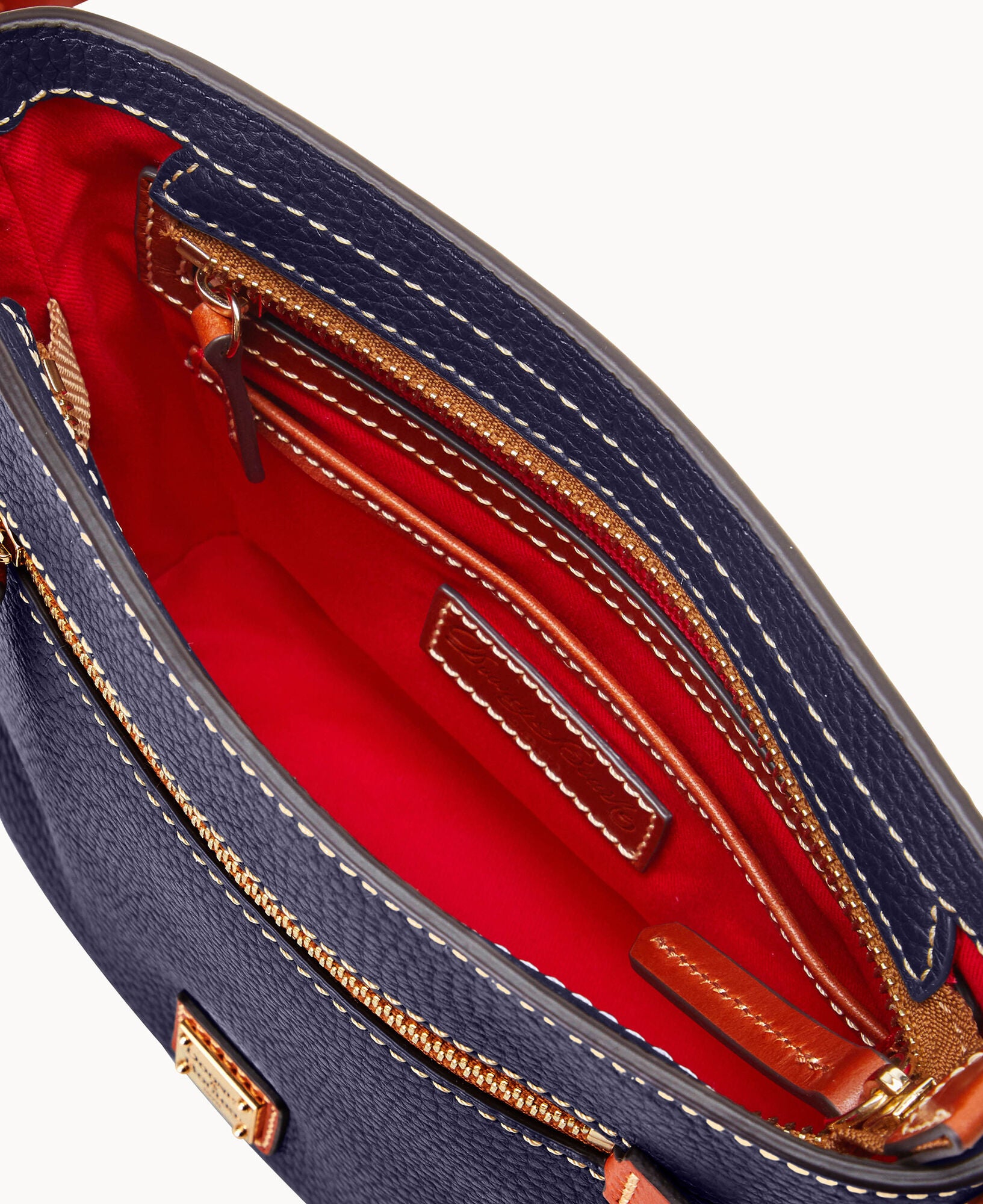 Pebble Grain Small Zip Crossbody - Image 20