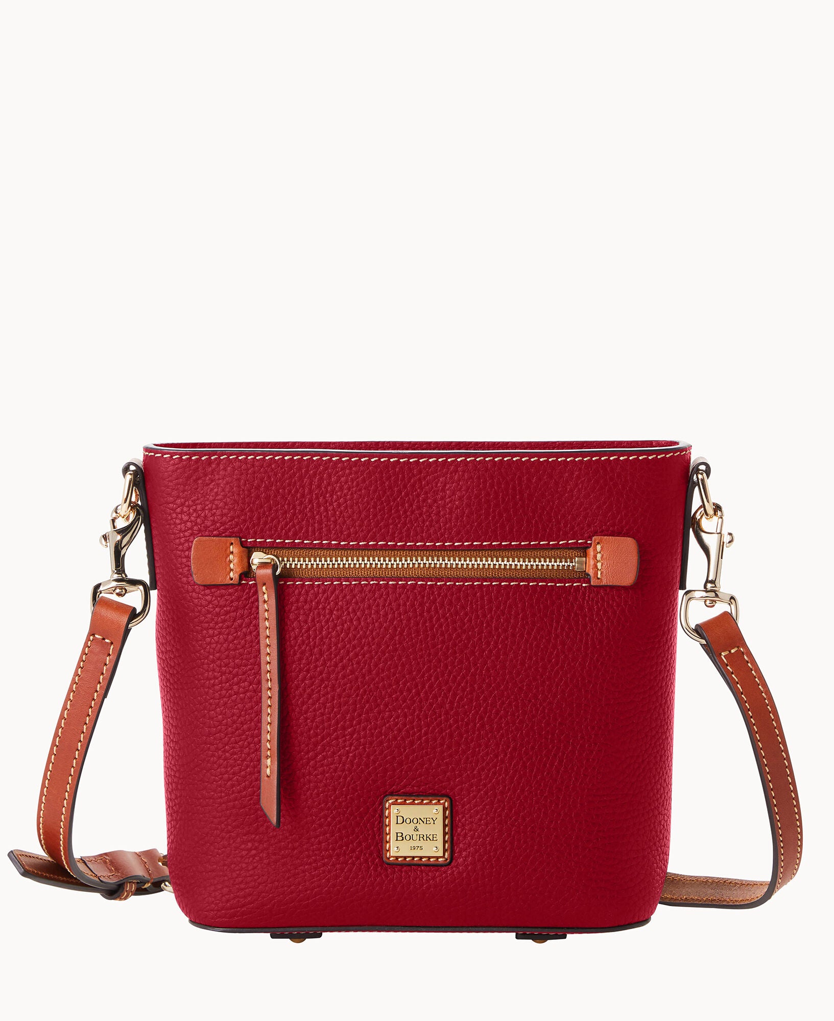Pebble Grain Small Zip Crossbody - Image 25