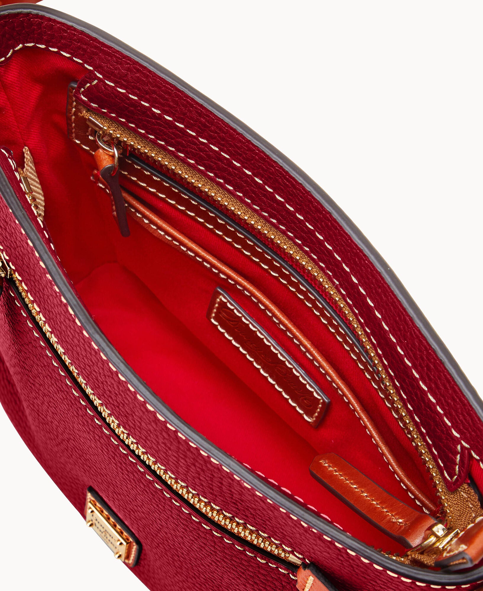 Pebble Grain Small Zip Crossbody - Image 27