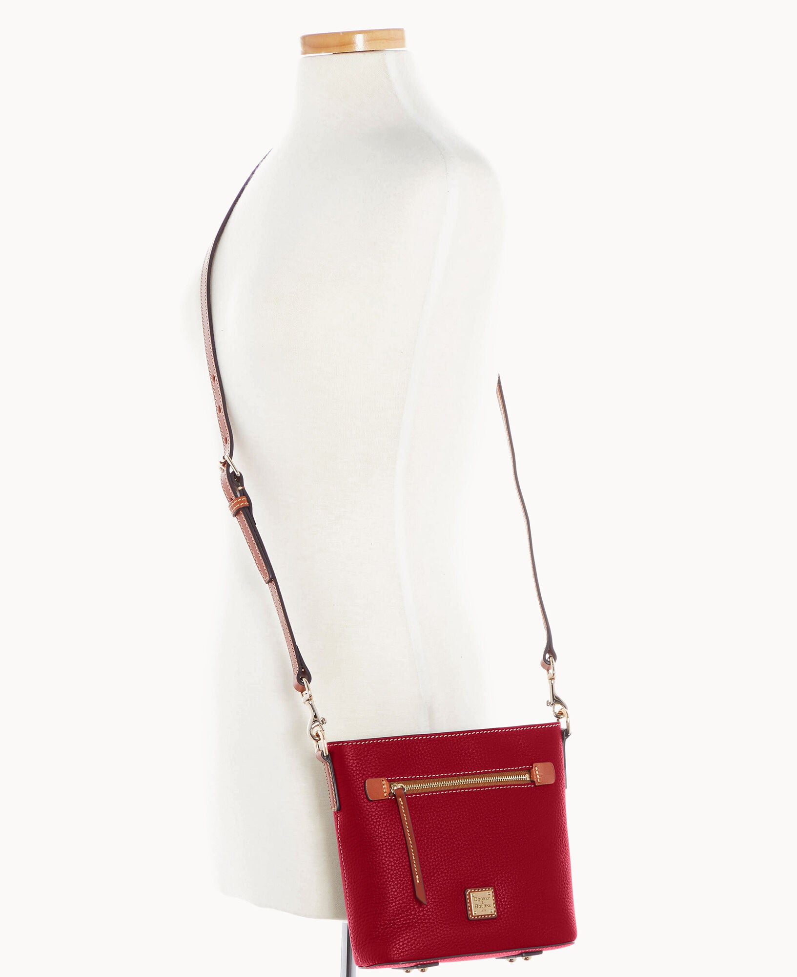 Pebble Grain Small Zip Crossbody - Image 28