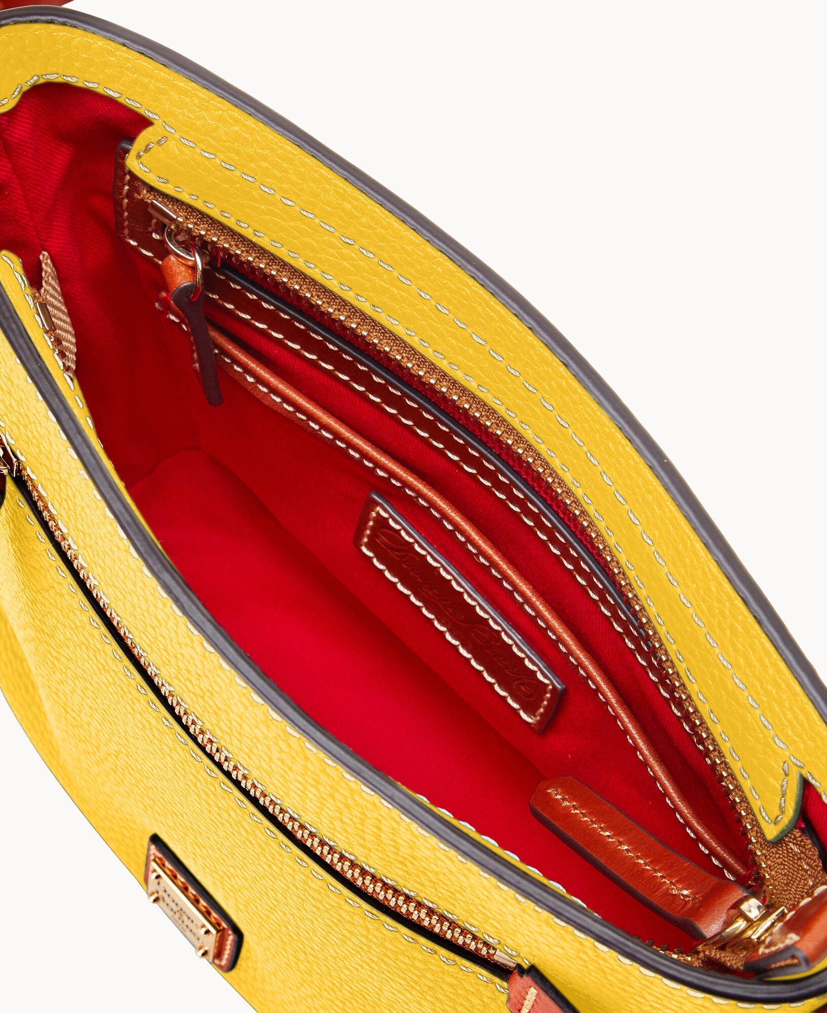 Pebble Grain Small Zip Crossbody - Image 24