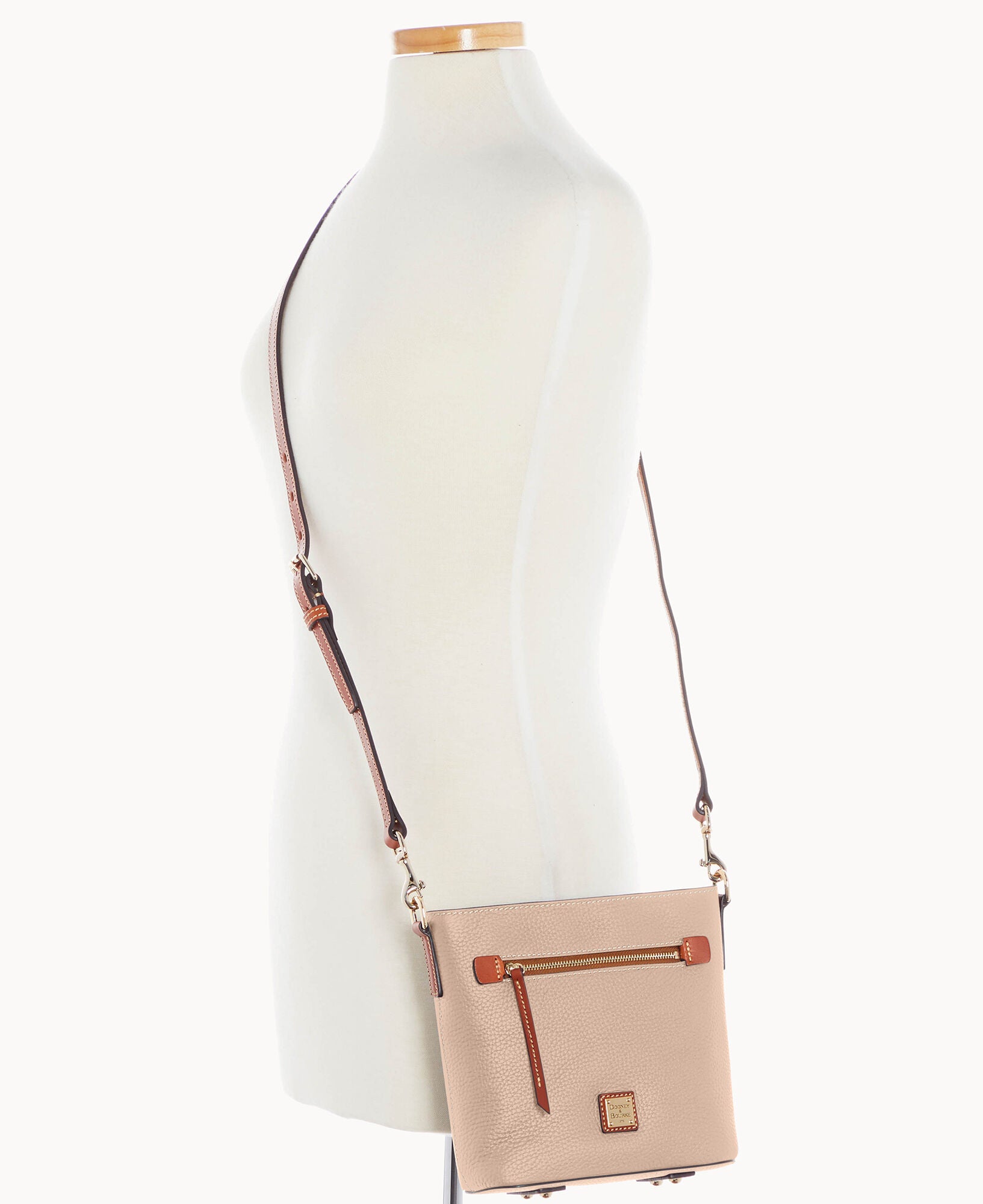 Pebble Grain Small Zip Crossbody - Image 17
