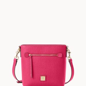 Saffiano Small Zip Crossbody