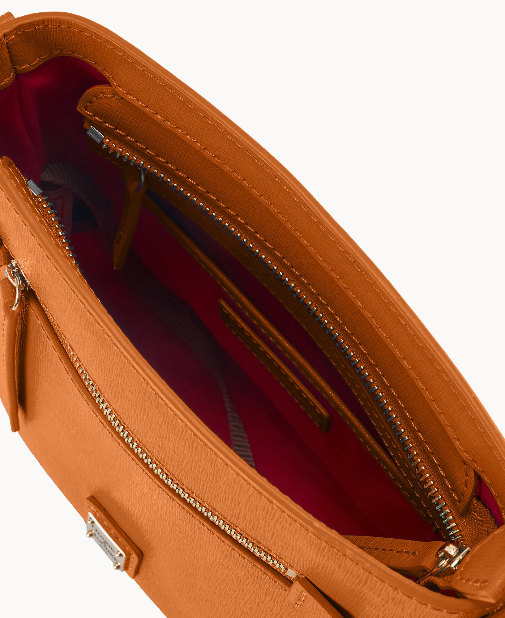 Saffiano Small Zip Crossbody - Image 7