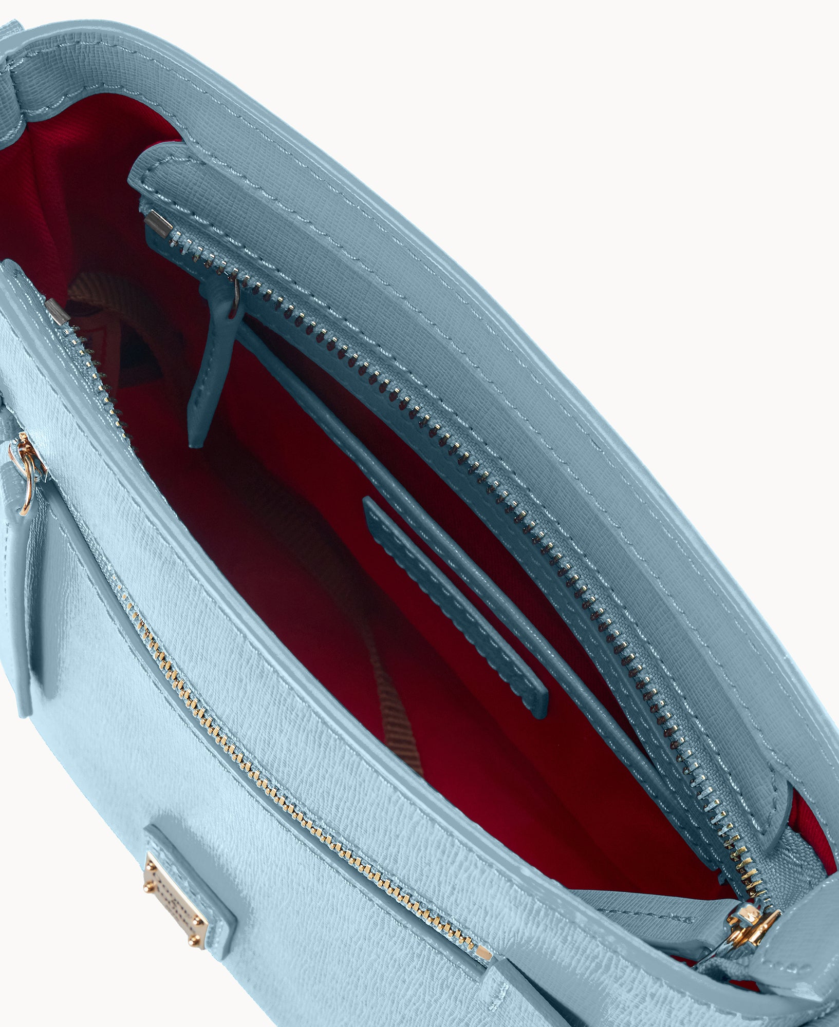 Saffiano Small Zip Crossbody - Image 11
