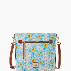 Plumeria Zip Crossbody