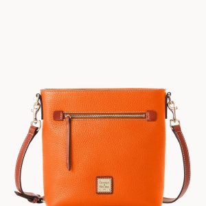 Pebble Grain Zip Crossbody