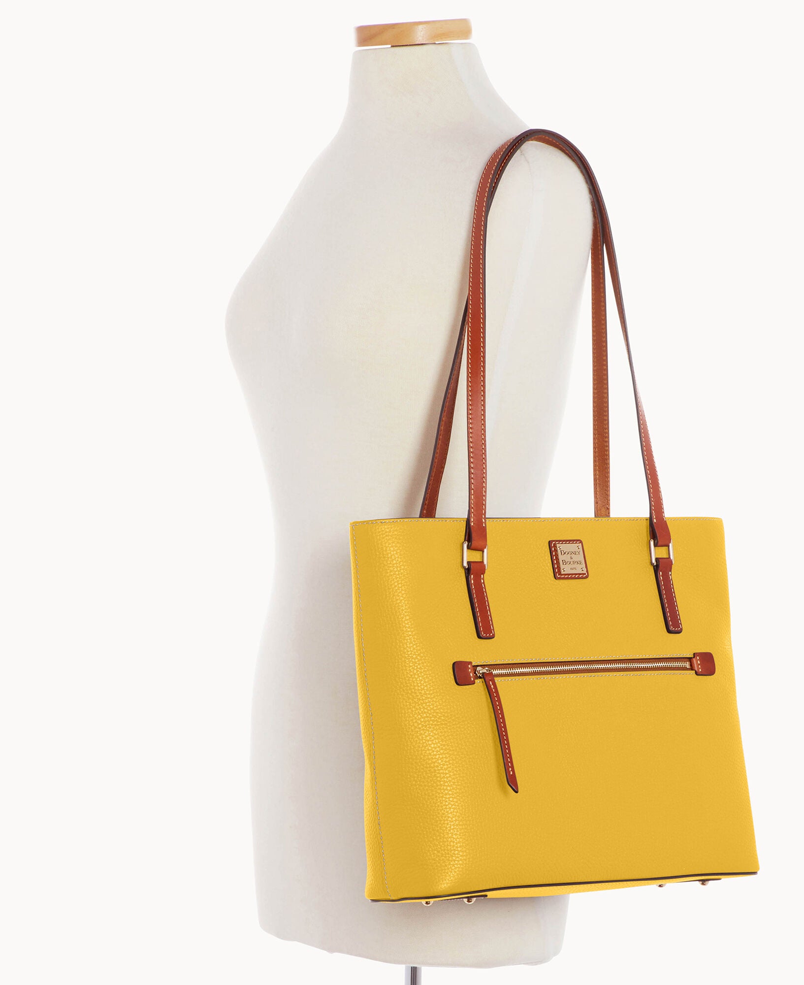 Pebble Grain Large Shopper - Image 8