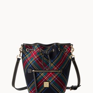 Tartan Small Drawstring Crossbody