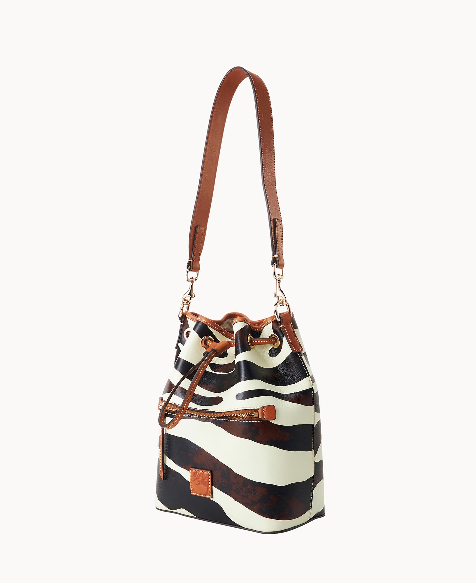 Zebra Leather Drawstring - Image 2